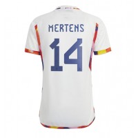 Belgicko Dries Mertens #14 Vonkajší futbalový dres MS 2022 Krátky Rukáv